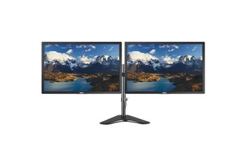 Dual Monitor Dell U2415 24" IPS WLED 1920 x 1200 Monitor (Renewed)