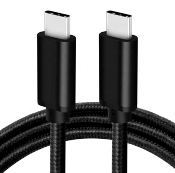 High speed USB Type-C to Type-C Fast Charging braided cable
