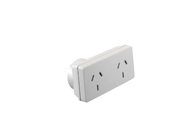 4 X Powerpoint Double Surge Protector  Adaptor/Outlet