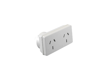 4 X Powerpoint Double Surge Protector  Adaptor/Outlet