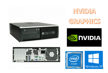 Intel Quad Core i5 Gaming PC NVidia GT1030 8GB RAM 240GB SSD Windows10 Pro WiFi